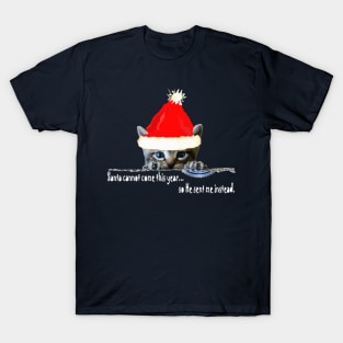 Funny Christmas Cat meme T-Shirt